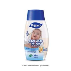 Drypers Baby Head to Toe Oat Milk (12x220ml) G3
