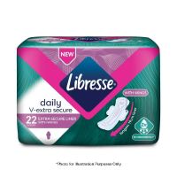 Libresse Extra Secure Panty Liners with Wings 19cm 22sx12 G1